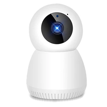 1 Комплект HD 1080P PTZ IP-камеры WIFI Беспроводные Камеры видеонаблюдения Безопасности Умного Дома Двухстороннее Аудио Домашний Радионяня Белый ЕС Штекер