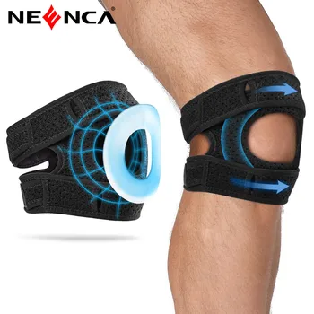 1 упаковка коленного бандажа для коленной чашечки, Компрессионный рукав для женщин, мужчин, Боли в коленях, боли при артрите, Наколенники для тренировок, наколенники