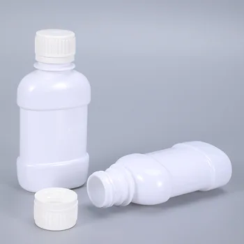 10 шт., Бутылочка для полоскания рта, Пластиковая плоская бутылка, Многоразовая упаковка фармацевтической жидкости, ПЭТ-бутылка 100 мл 120 мл
