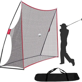 10x7ft Портативная тренировочная игра на открытом воздухе на заднем дворе, тренировочное поле для гольфа, крытая сетка для гольфа