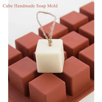 15 Кубических силиконовых форм Мыло ручной работы 