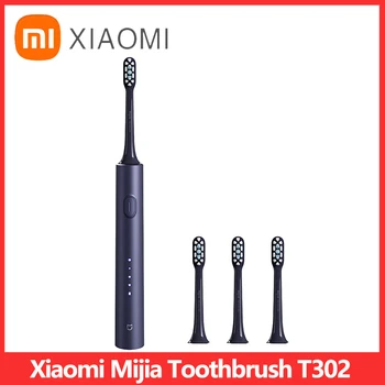 2022 Новая Электрическая зубная щетка Xiaomi Mijia Sonic T302 IP8, Водонепроницаемая Беспроводная Зарядка, 4 Модели очистки, 150 дней ожидания