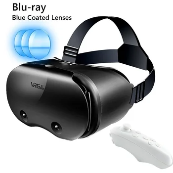 3D VR-гарнитура, Умные Очки виртуальной реальности, Шлем Для смартфонов 5-7 Дюймов, Телефон с контроллерами, Наушники, Бинокль, Распродажа