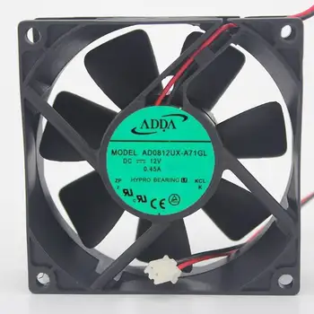 AD0812UX-A71GL для ADDA 12V 0.45A 8025 8 см 80 мм 80x80x25 мм Вентилятор охлаждения корпуса компьютера