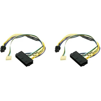 AU42 -12-Дюймовый кабель адаптера питания основного 24-контактного блока питания ATX к 6-контактному блоку питания 18AWG для HP Z240/HP Elitedesk 80