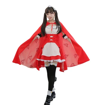 Brdwn Fate/Grand Order FGO 4-й год Женская Мария-Антуанетта Кастер Красная Шапочка Косплей Костюм Готическое Платье