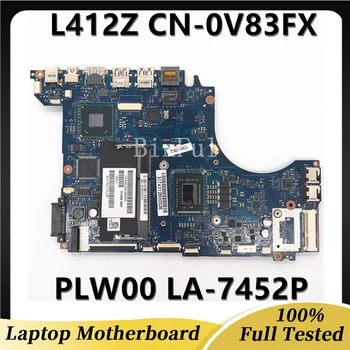 CN-0V83FX 0V83FX V83FX Материнская плата Для DELL XPS 14Z L412Z PLW00 LA-7452P Материнская плата ноутбука С процессором I5-2430M 100% Полностью работает хорошо
