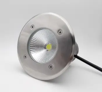 COB LED Подземный светильник AC85-265V 10 Вт/15 Вт, COB LED Заглубленные фонари, Водонепроницаемые Внутренние Наружные садовые дорожки, точечные светильники для двора