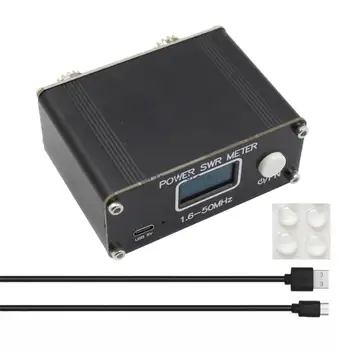 H8WA Обновленный Антенный тюнер QRP 150 Вт 1,6-50 МГц КСВ-Тюнер 0,5 Вт-150 Вт Измерение мощности в режиме реального времени Отображение эффективности Аксессуары для Радио