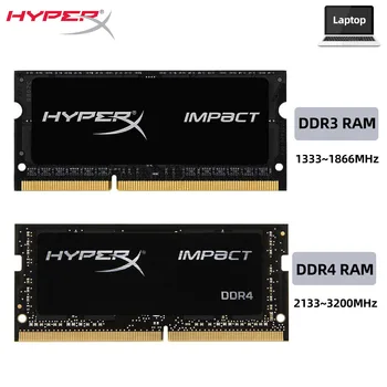 Memoria DDR3 DDR3L DDR4 Оперативная память ноутбука 8 ГБ 16 ГБ 1600 1333 1866 2133 2400 2666 3200 МГц Память ноутбука SODIMM Hyperx RAM