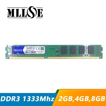 MLLSE ОПЕРАТИВНАЯ память DDR3 2 ГБ 4 ГБ 8 ГБ 1333 1333 МГц PC3-10600 PC3-10600U Настольный Компьютер PC RAM Memoria DIMM 2g 4g 8g
