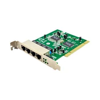 PCI Quad Fast Ethernet 10/100 Мбит/с Плата коммутатора Realtek 8305SC + 8100CL чипсет 4 Порта RJ45 Сетевой коммутатор lan карта