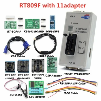 RT809F ISP Программатор ЖК-USB Инструменты для Ремонта с адаптером 1,8 В Sop8 Тестовый Зажим Tssop8 Ssop8 EDID Кабель ICSP Bios Адаптеры