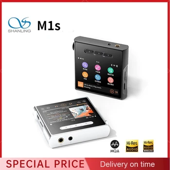 SHANLING M1S Hi-Res Hi-FI Аудио Портативный музыкальный MP3-плеер Bluetooth5.0 MQA ES9038Q2M DAC 2 RT6863 AMP 3,5 мм 4,4 мм Выход DSD512