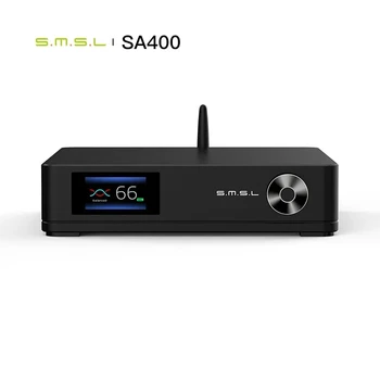 SMSL SA400 Hifi Усилитель мощности Bluetooth5.0 С высоким разрешением NJW1195 Выход предусилителя Super Bass APT-X XLR RCA с дистанционным управлением