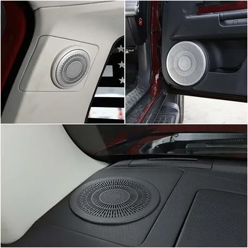 Автомобильный аудиосистема из нержавеющей стали, дверной громкоговоритель, накладка для Toyota FJ Cruiser 2007-2021, Аксессуары для интерьера Авто
