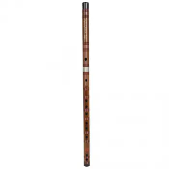 Бамбуковая флейта Профессиональные деревянные духовые музыкальные инструменты Клавиши C D E F G Китайская поперечная флейта