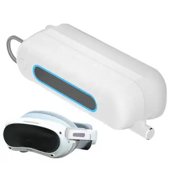 Блок питания Для виртуальной гарнитуры OculusQuest 2 Портативное Зарядное Устройство Большой Емкости 5000 мАч Аккумулятор Для Аксессуаров виртуальной реальности С RGB Подсветкой