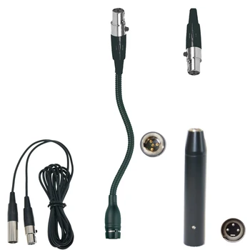 Высококачественный Кардиоидный Микрофон MX202 Музыкальный Инструмент Подвесной Микрофон 2 м Кабель Для Беспроводного Подключения Shure и Микшера XLR 48V Adaper