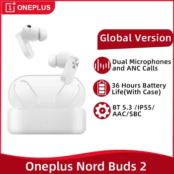 Глобальная версия OnePlus Nord Buds 2 Настоящие Беспроводные Наушники Bluetooth 5.3 С Шумоподавлением Беспроводные Наушники Для Oneplus 11