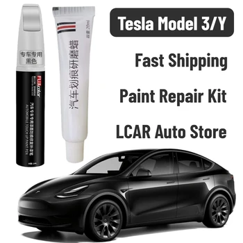 Для Tesla Paint Repair Pen Kit Средство Для Удаления Царапин На Колесе Модель 3 Y X S Автомобильный Фиксатор Краски Белый Черный Серебристый Красный Синий