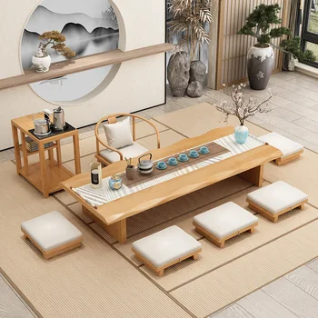 Журнальный столик в гостиной Zen Table-Набор Стульев Чайный столик Kang Table Столик с эркером