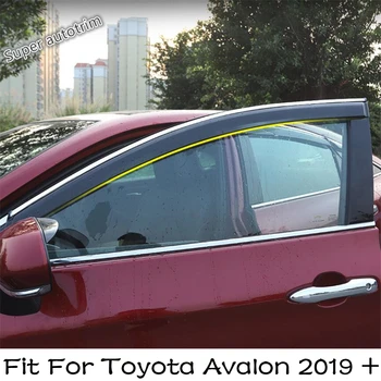 Защита козырька бокового окна Lapetus, вентиляционное отверстие, защита от дождя, тенты, Навесы, отделка крышки, внешние аксессуары для Toyota Avalon 2019-2022