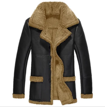 Зимнее Меховое Интегрированное утолщенное пальто, мужская куртка и пальто из искусственного меха, Модная теплая домашняя одежда Chaquetas