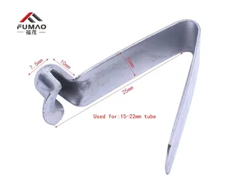 Изготовление пружинного зажима для пуговиц, используемого для трубки 15-22 мм