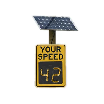 Измеритель скорости на солнечных батареях, образец знака скорости для обеспечения безопасности дорожного движения 
