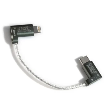 Кабель для передачи данных DD ddHiFi MFi06 Lighting-USB TypeC для подключения устройств iOS к аудиоустройствам USB-C.