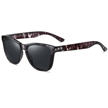 Квадратные солнцезащитные очки для мужчин, поляризованные, крутые легкие спортивные очки для вождения, милые женские очки с бесплатной коробкой