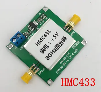 Микроволновый делитель HMC433 4 Делитель частоты 8 ГГц с низким уровнем шума Частотное разделение для усилителя радиолюбителей новый
