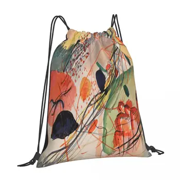 Модный карман на шнурке с рисунком, многоцветный вариант с индивидуальным дизайном, Легкие походные сумки для кемпинга