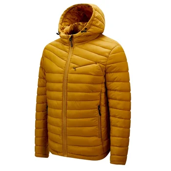 Мужская осенняя куртка на молнии, Легкая ветровка, Парка с капюшоном, Мужская мода 2022, Весеннее Высококачественное Мягкое Черно-желтое пальто Для мужчин