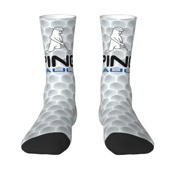 Мужские носки для экипажа с логотипом Golf, Унисекс, носки с 3D принтом Kawaii