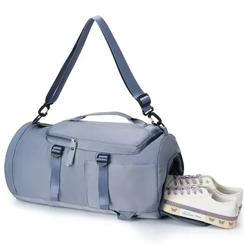 Новая дорожная сумка большой емкости с отдельным отделением для обуви, разделяющим сухую и влажную часть, Водонепроницаемый многофункциональный рюкзак
