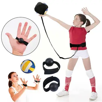 Оборудование для тренировки волейбола Вспомогательный Тренировочный тренажер с Регулируемым ремнем для Настройки подачи, Тренировки отдачи мяча D9H7