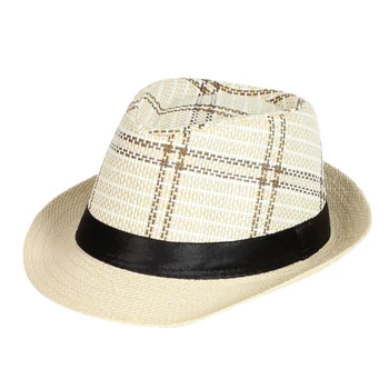 Оптовая продажа, японская и корейская модная женская соломенная панама, мужские и женские летние пляжные бумажные джазовые шляпы