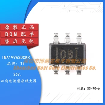 Оригинальный аутентичный чип усилителя двунаправленного измерения тока INA199A3DCKR SC-70-6.