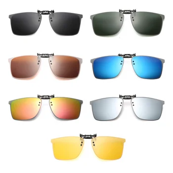 Поляризованные солнцезащитные очки с клипсой, Очки для близорукости, Водитель с клипсой, Рыбалка, Езда на велосипеде, Ночное видение, Очки с клипсой для близорукости, Солнцезащитные очки