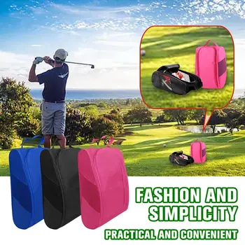 Портативная сумка для обуви для гольфа из ткани Оксфорд, легкая сумка для обуви для гольфа, сумка для организации активного отдыха, Спортивные аксессуары, Цвет V0e4