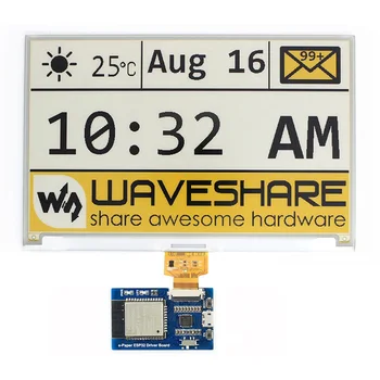 Простой в использовании интернет-E-Pape ESP32 Беспроводной Легкий WIFI SPI Waveshare Простая установка Платы драйвера чернильного экрана Универсальный