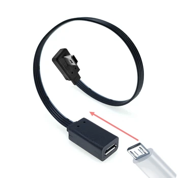 Разъем Micro USB для подключения к Mini USB Адаптер Конвертер Адаптер для мобильных телефонов MP3 10 см 20 см