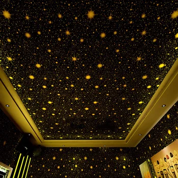Роскошные 3D Космические обои для стен КТВ Фоновое оформление комнаты Бар Клуб Обои Космическая Звездная Ночь Тема Отель Потолочные Обои
