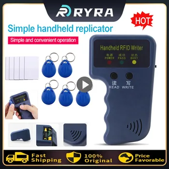 Ручной RFID-Дубликатор Card Reader 125 кГц EM4100 Копировальный Аппарат Writer Видео Программатор T5577 Перезаписываемые Идентификационные Брелоки EM4305 Метки Card
