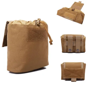 Тактический чехол Molle EDC, Дамп-сумка, Военная сумка для хранения, Поясная сумка, Водонепроницаемая Складная сумка для инструментов для мобильного телефона