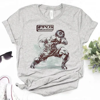 Футболки Hajime No Ippo, женские уличные футболки, графическая одежда для девочек