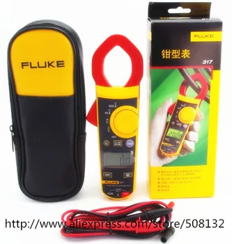 Цифровой клещевой измеритель FLUKE 317, мультиметр 400A/600A FLUKE317