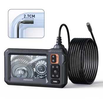 Эндоскопическая камера C30 1080P, 8 мм, однообъективный 4,3-дюймовый ЖК-дисплей, Инспекционная камера, Эндоскопические Трубопроводы для автомобилей